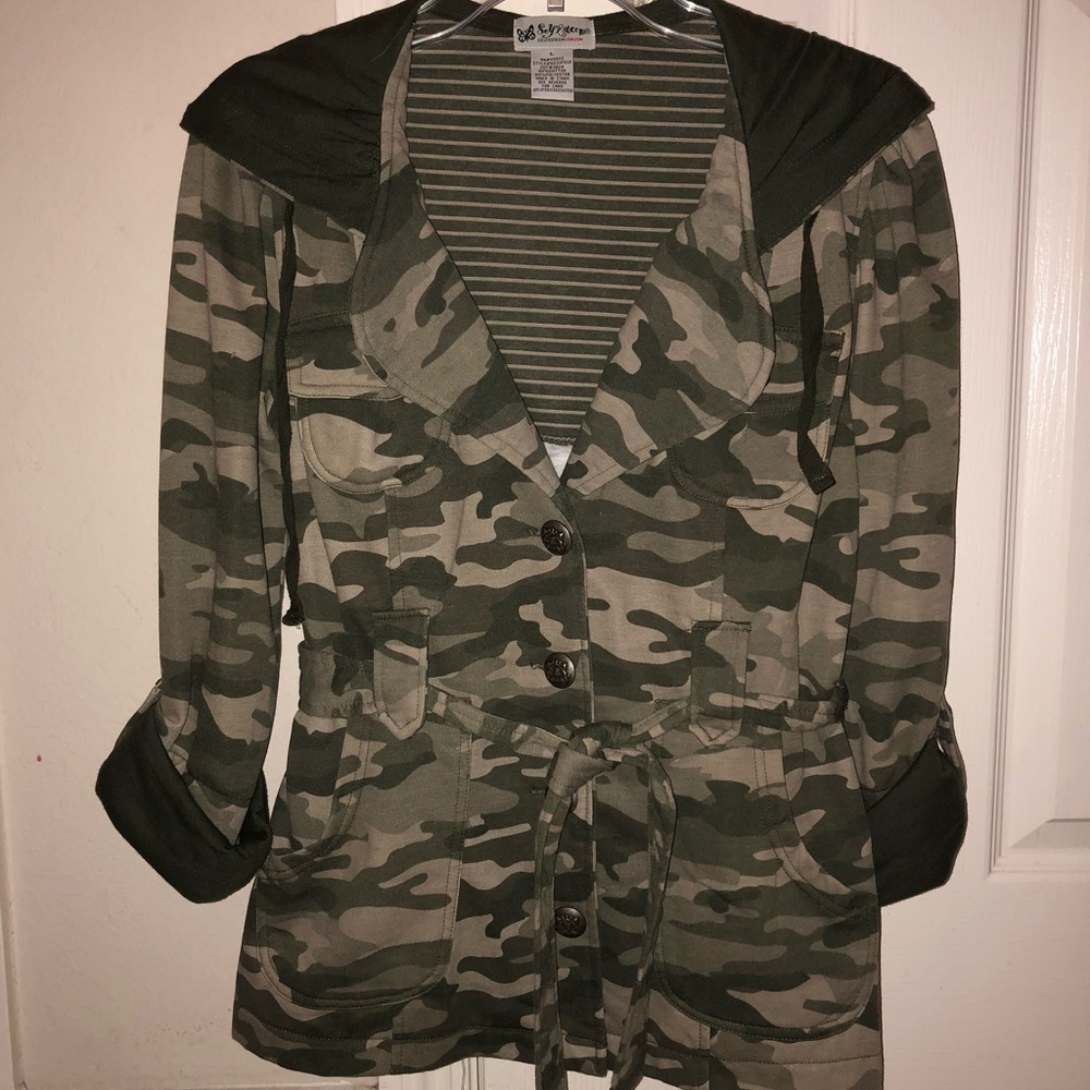 Self Esteem camouflage jacket, Large